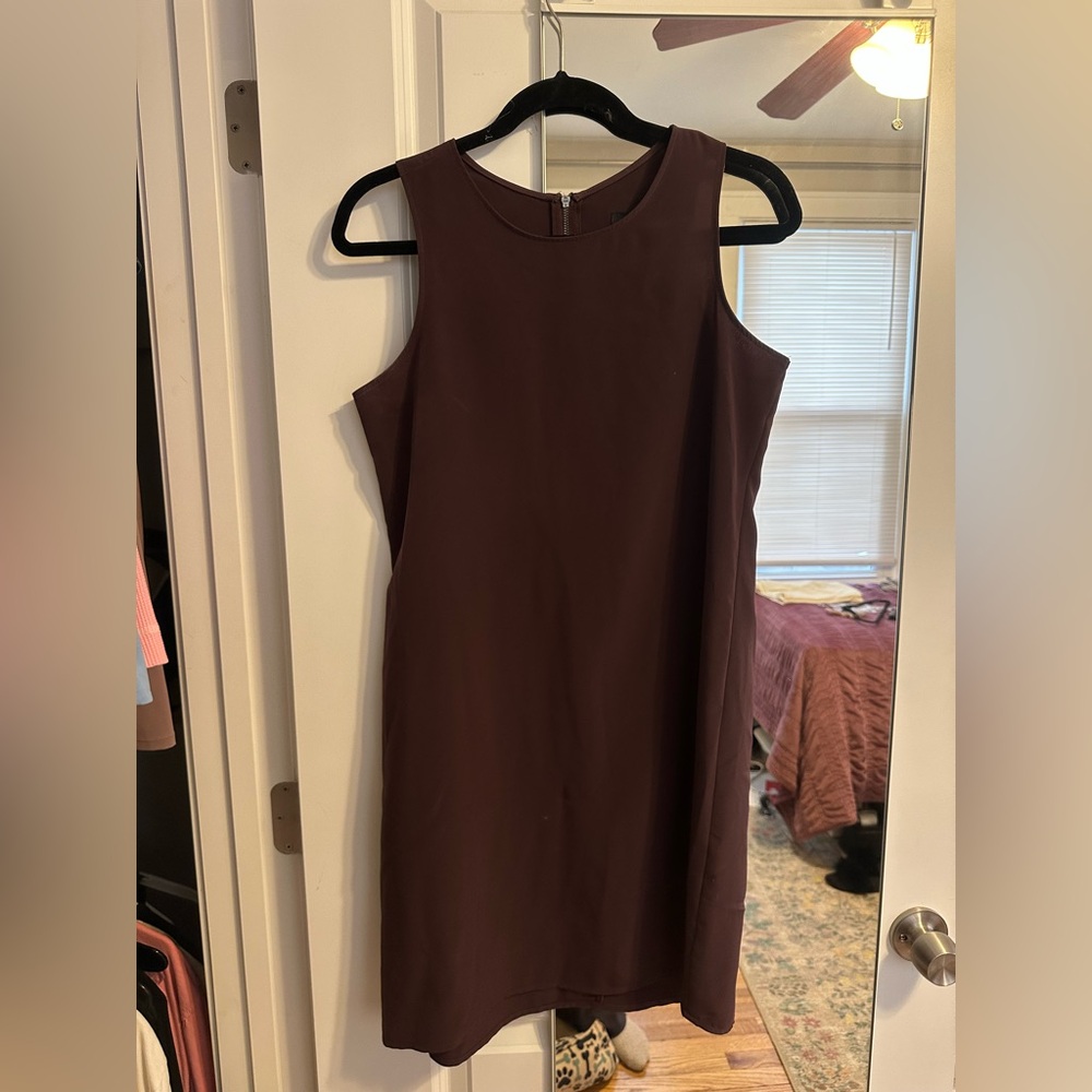 Dark Plum GAP Sleeveless Shift Dress - Sz S